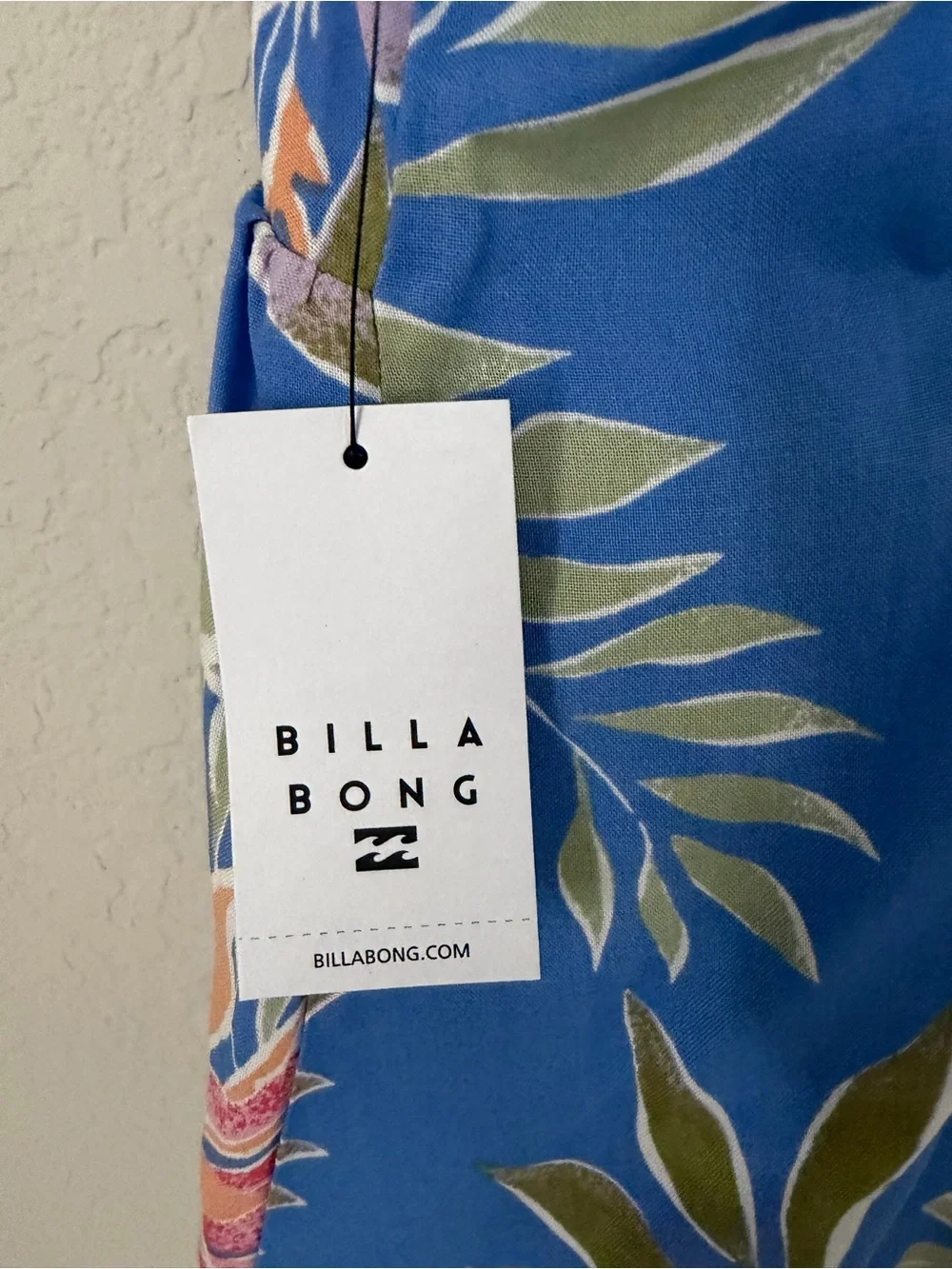 Billabong Blue Tropical Floral V-Neck Camisole - Picture 7 of 11